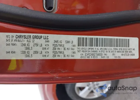 2013 Dodge Journey Se from USA, damaged, VIN 3C4PDCAB9DT508559